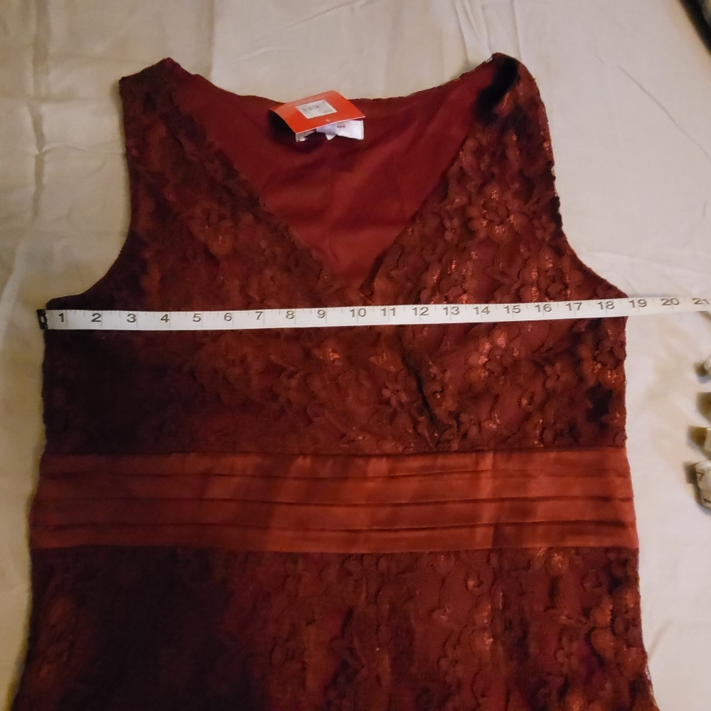 NWT/ ISAAC MIZRAHI LACE DRESS - Picture 2 of 6